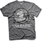 ALIENS Shirt USS SULACO BUGSTOMPER LOGO DISTRESSED PRINT S