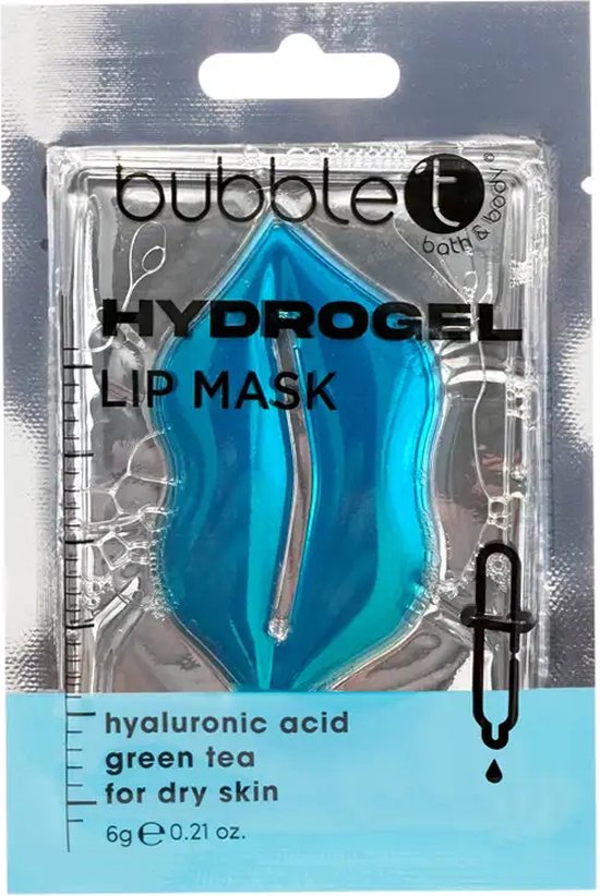 Foto: Bubble t hydrogel lip mask hyaluronic acid green tea 6g