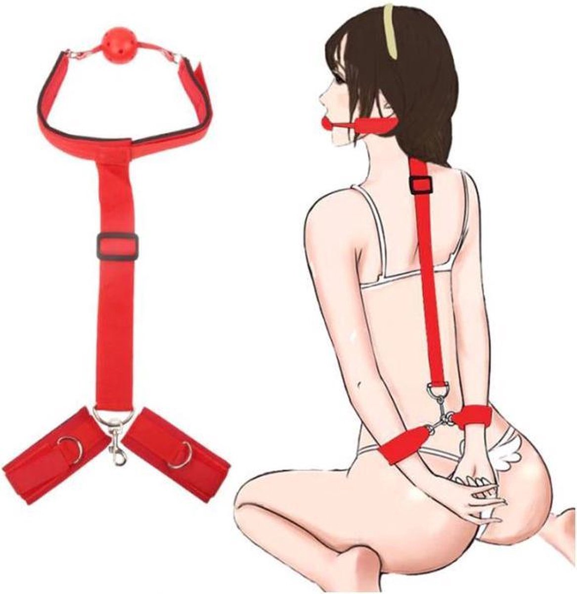 Goedkoopste Finnacle - BDSM-Bondage-Terughoudendheid Fetish Slave Handboeien .