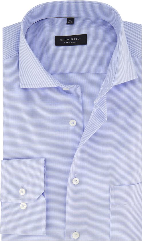 Eterna business overhemd lichtblauw