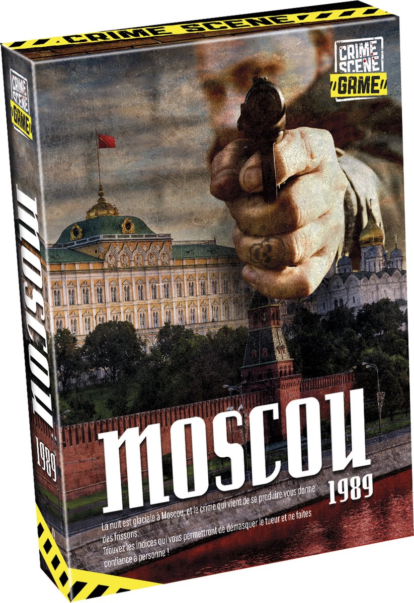 Selecta Bordspel Crime Scene: Moscow 4-delig