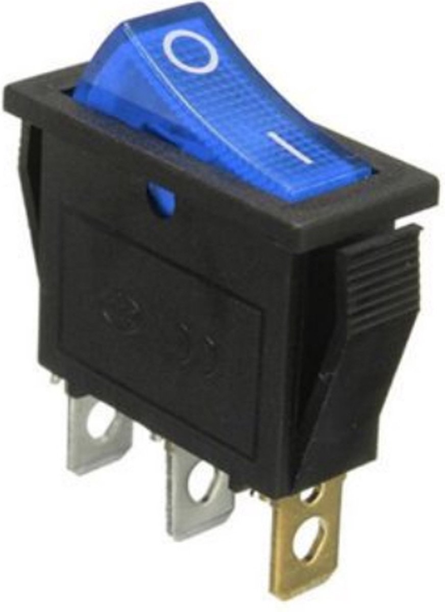 Earu® KCD1-10 Mini Interrupteur à Bascule Rectangle On/Off 2P - 3A 250V AC  - 6A 125V