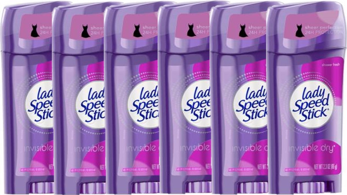 Goedkoopste Lady Speed Stick - Shower Fresh - 6 x 65 Gram