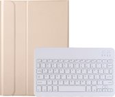 Case2go - Bluetooth Toetsenbordcase voor Samsung Galaxy Tab A9 Plus (2023) - QWERTY Keyboard case - Goud