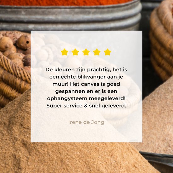 Toile Peinture Herbes - Ton - Épices - Jaune - Marron - 80x120 cm - Décoration murale