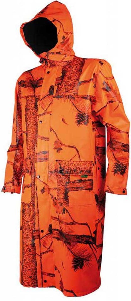 Treeland Camouflage Jas Man Oranje