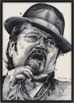 André Hazes 01 print 30,6x43 cm (A3) *ingelijst & gesigneerd