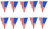 Vlaggenlijn USA/Amerika 10 meter - Feestartikelen en versieringen/decoraties