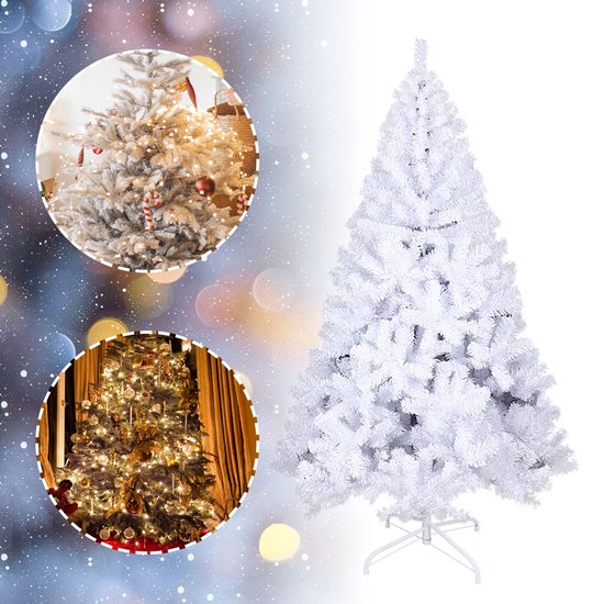 Kunstkerstboom met verlichting, afneembare pop-up spiraal kerstboom 150