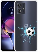 Cazy Hoesje geschikt voor Motorola Moto G54 5G Soccer Ball