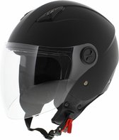 Vito Bravo jethelm mat zwart L - Scooter / snorfiets helm