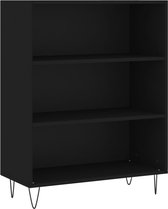 vidaXL-Boekenkast-69,5x32,5x90-cm-bewerkt-hout-zwart