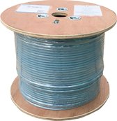 DINTEK - 305m kabel - CAT6A - U/FTP LSZH - Dca - blauw - 1105-06026
