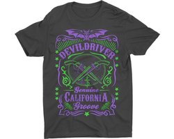DevilDriver - Cross Guns Heren T-shirt - M - Zwart