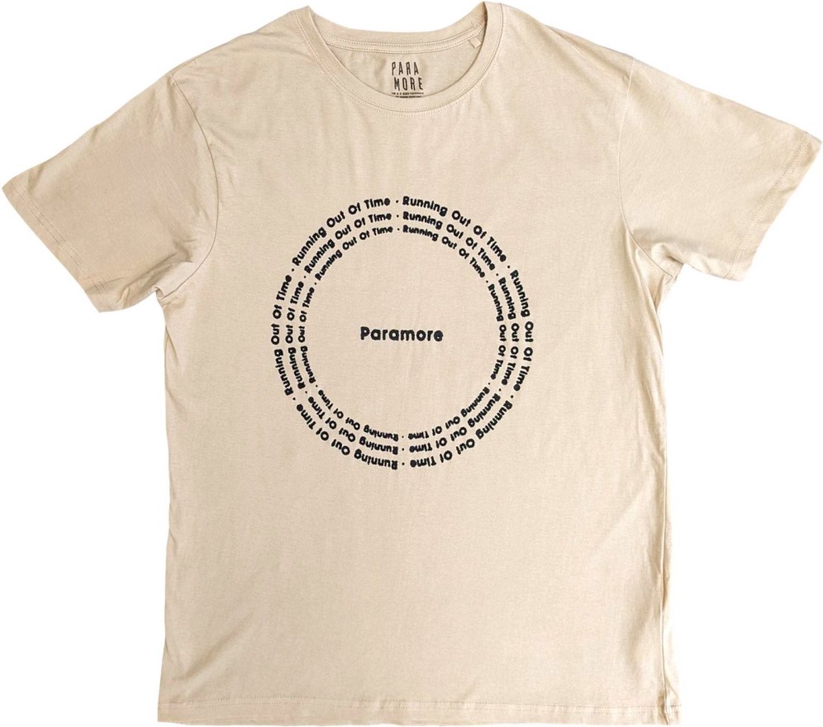 Paramore - ROOT Circle Heren T-shirt - S - Creme