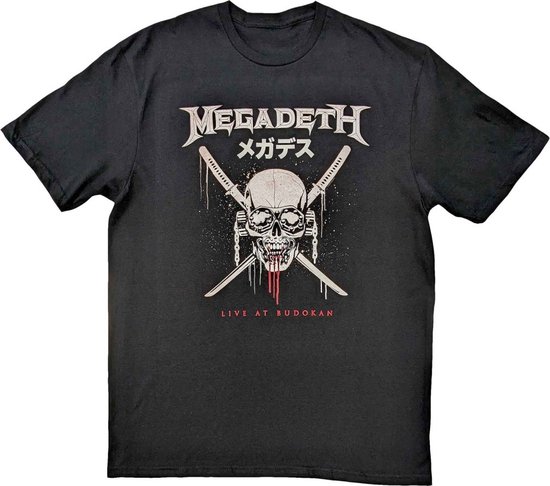 Megadeth - Crossed Swords Heren T-shirt - L - Zwart