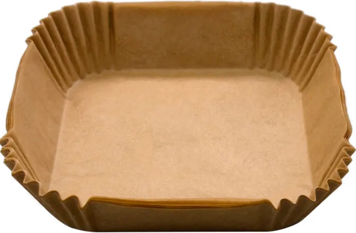 Vierkante airfryer bakmat uit platinum silicone Cumin | van 't Ende