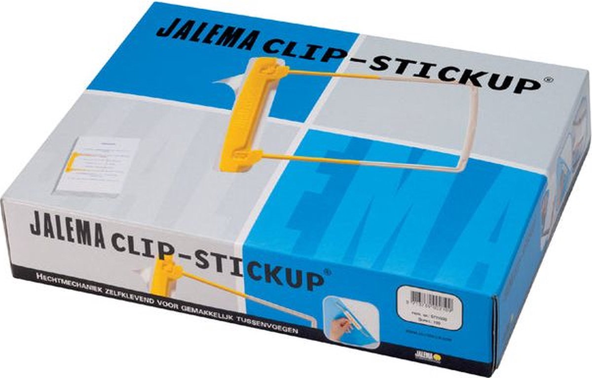 Jalemaclip Buismechaniek Zelfklevend: Doos van 100 stuks