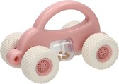 Peuter Speelgoedauto met Rammelaar - Pastel Roze
