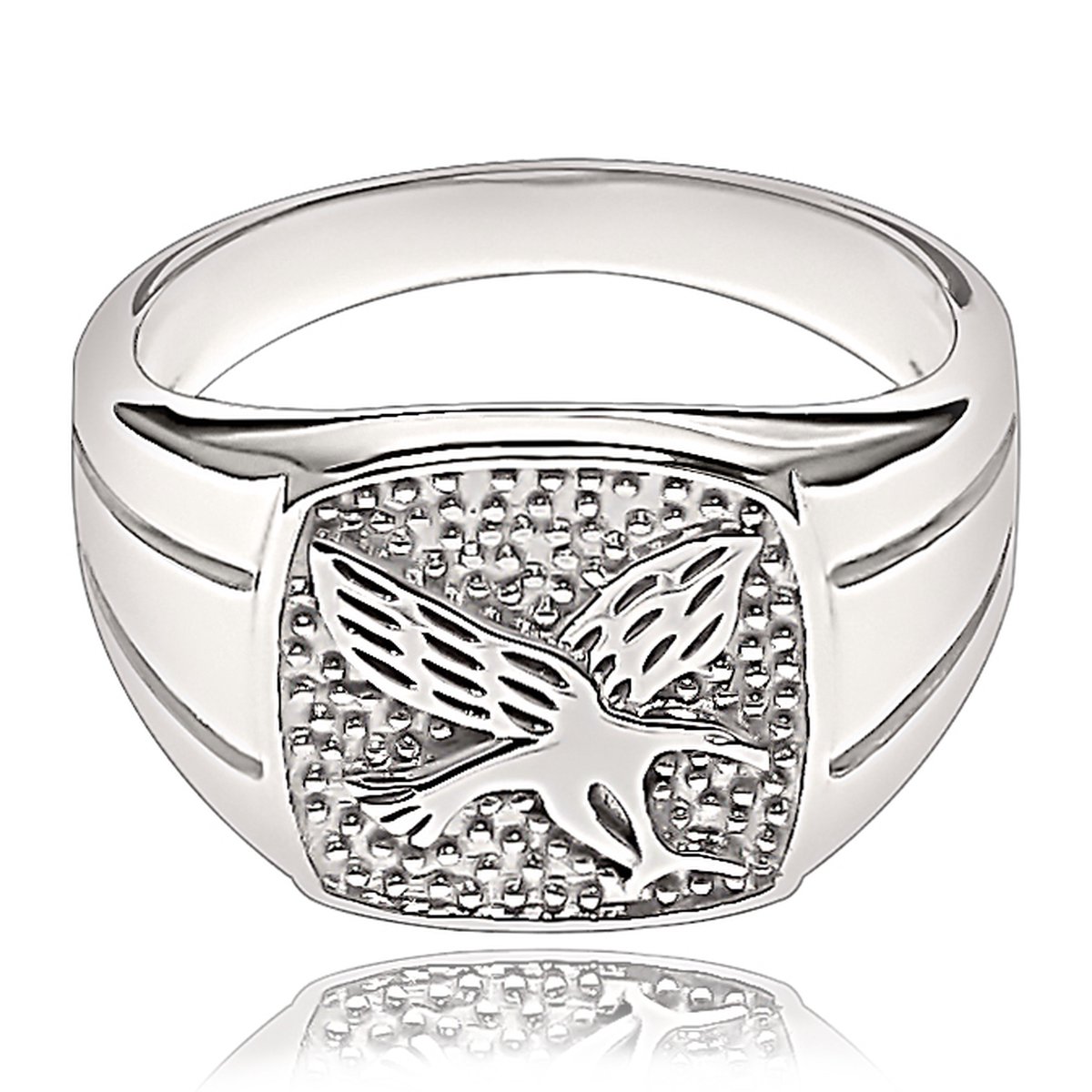 Juwelier Zwartevalk - ZILVEREN (GERHODINEERD) HERENRING 21.259/17¼--