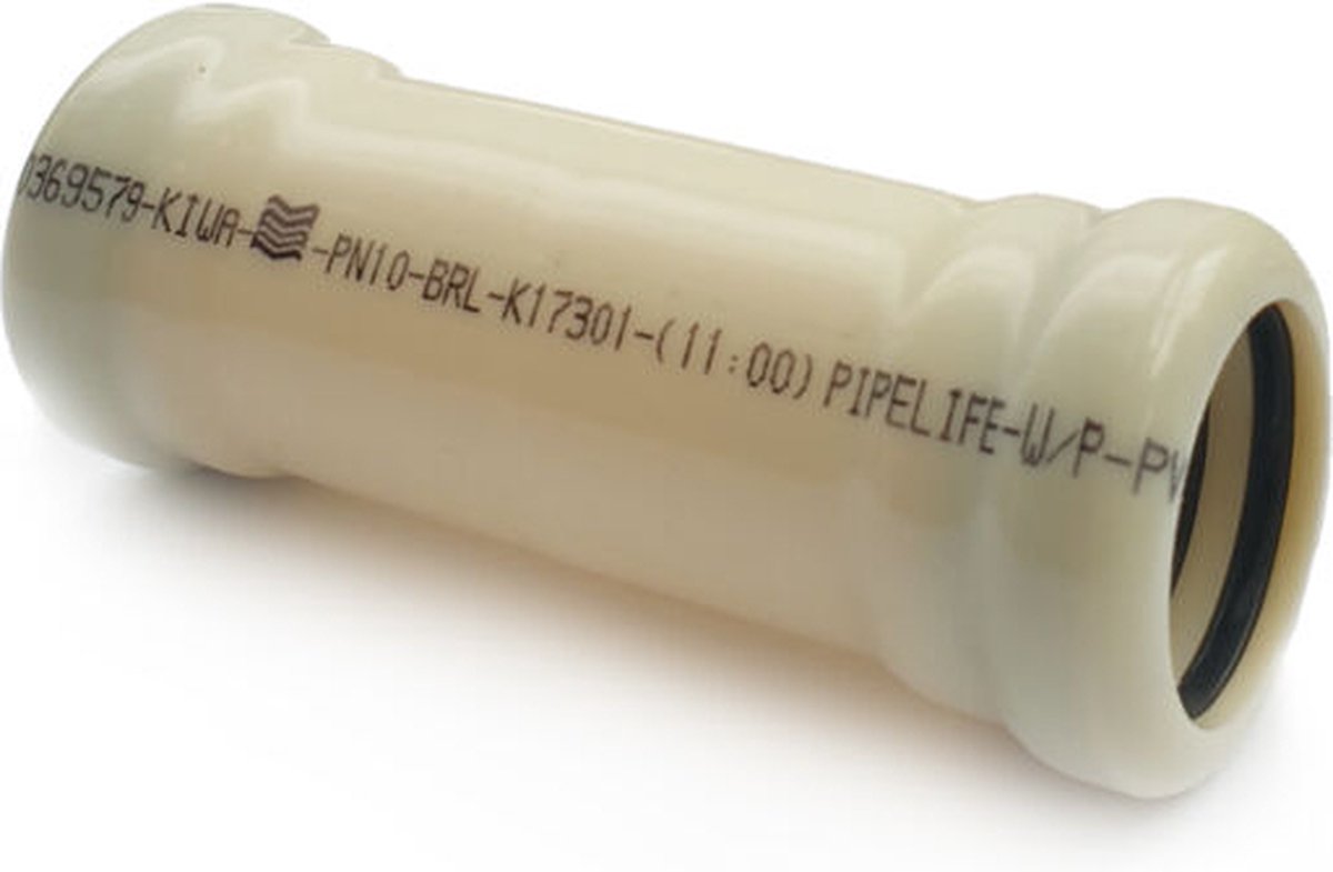 Pvc reparatiemof créme-125 mm, 10 bar, H = 270 mm