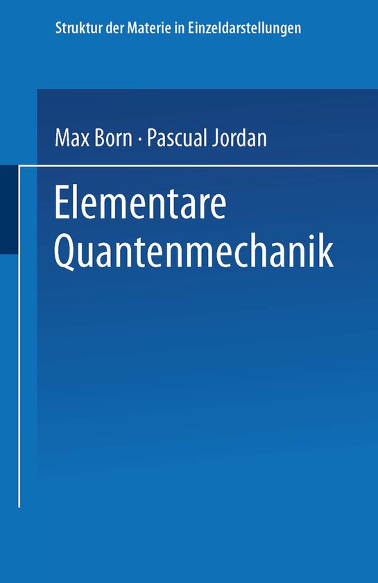 Elementare Quantenmechanik - cover