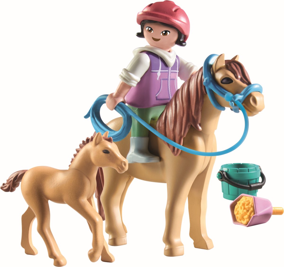 PLAYMOBIL Horses of Waterfall Kind met pony en veulen - 71498 — afbeelding 4