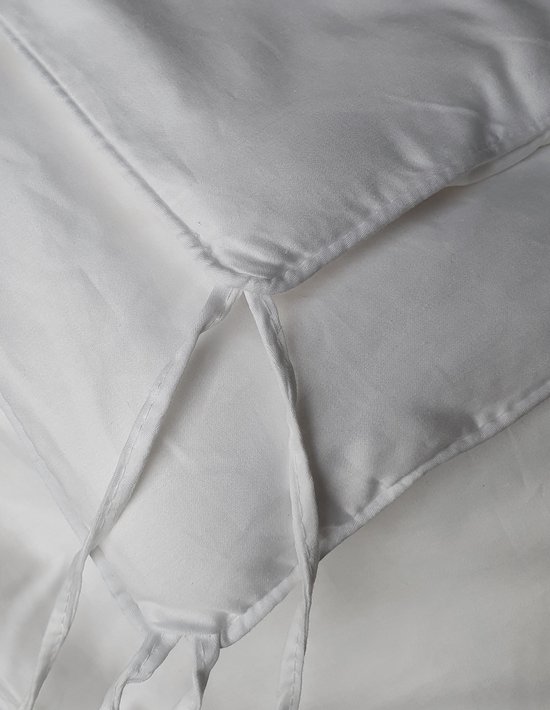 HOMESCAPES 100% pure moerbeizijde mix dekbed 13,5 TOG 100% katoen behuizing anti huisstofmijt & anti-allergeen winter dekbed wasbaar thuis, dubbel