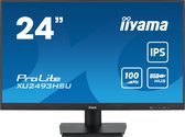 iiyama ProLite XU2493HSU-B6 - 24 Inch - IPS - Full HD - USB-Hub