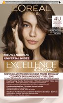 L'Oréal Paris Excellence Universal Nudes Middenbruin 4U - Permanente Haarkleuring Zonder Ammoniak