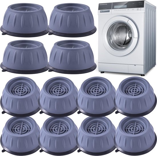 12 pièces pieds anti-vibrations pour machine à laver, amortisseur de  vibrations pour... | bol