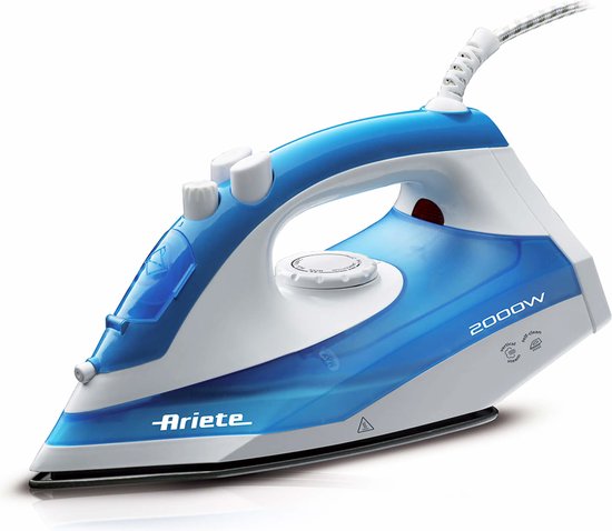 Ariete 6234 Droog- & stoomstrijkijzer - Teflon zoolplaat - 2000 Watt - blauw
