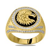 Juwelier Zwartevalk - 14 karaat gouden ring 11.95942/20--