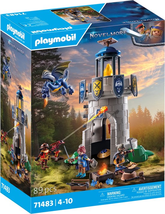 Foto: Playmobil novelmore riddertoren met smid en draak 71483