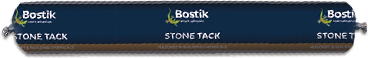 Bostik Stone Tack montagelijm - 600 ml worst - zwart - elastisch voor natuursteen en bestrating