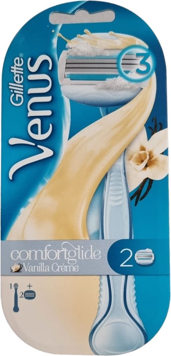 Gillette Venus Comfortglide Vanillecr?me Scheersysteem + 1 Scheermesje Vrouwen
