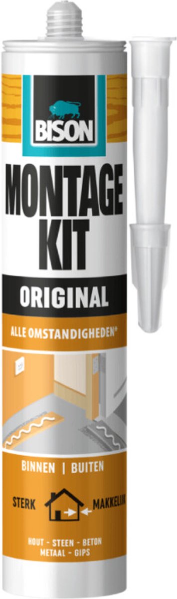 Bison Montagekit Original Koker - 12 x 350 gr - Voordeelverpakking