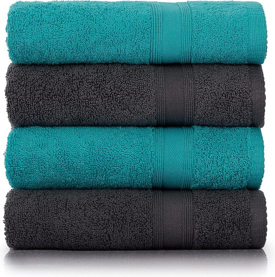 ecru kiezel gestreepte bamboe katoen fleece