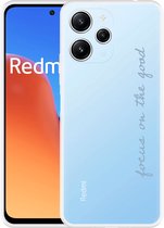 Cazy Hoesje geschikt voor Xiaomi Redmi 12 4G Focus On The Good