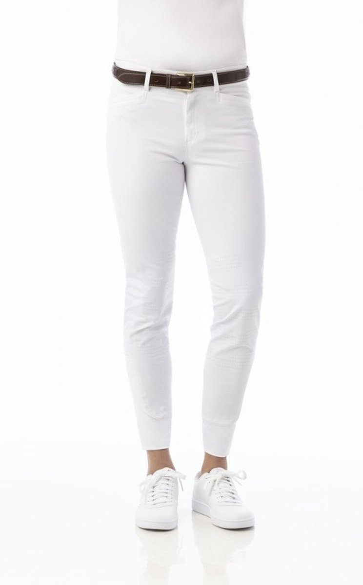 Equitheme Herenrijbroek Georg Knie Grip - maat 46 - white