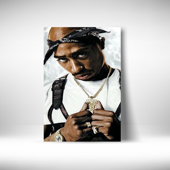Tupac - 2pac - Metalen poster - 40x60cm