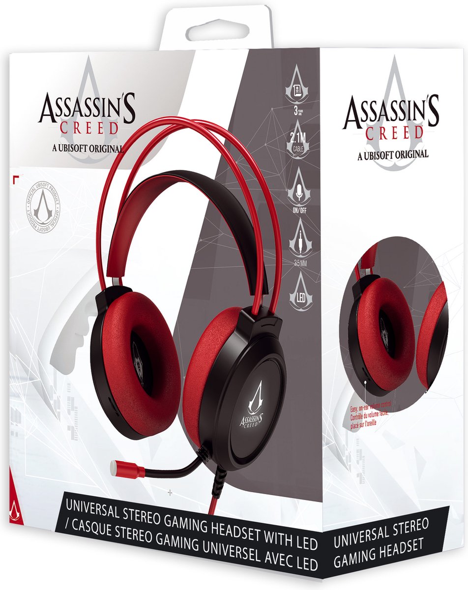 Assassin's Creed - Bedrade Gamingheadset voor PC/Xbox One/SeriesX/S/PS4/PS5/Switch