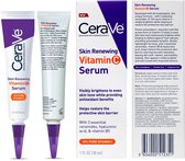 CeraVe Vitamine C-serum met hyaluronzuur | Huidverhelderend serum voor gezicht met 10% pure vitamine C | Geurvrij