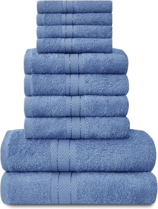Top Towel Plus - badhanddoeken - 4 gezichts- of bidhanddoeken - 30 x 50 cm - 100% katoen - Vison