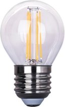 Kogellamp E27 3-staps-dimbaar (20/50/100%) | G45 LED 4W=40W halogeen verlichting | warmwit filament 2700K - dimmen zonder dimmer