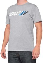 100percent Motorrad T-shirt Met Korte Mouwen Grijs M Man