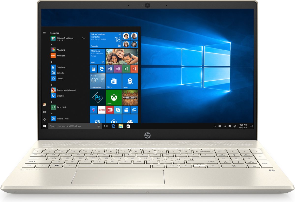 HP Pavilion 15-cs3635nd Laptop - 15.6 inch - Goud metaal - Intel