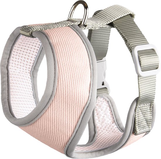 Harnas small dog cub roze s 32-44 cm Flamingo