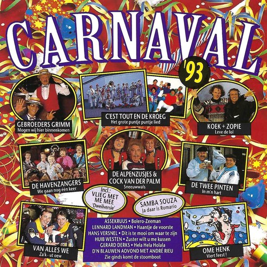 Omslag van Carnaval '93 CD