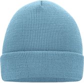 Myrtle Beach 'Knitted Cap' Beanie Lichtblauw